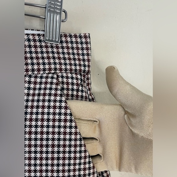 Zara Checked Shorts Size M - Picture 3 of 7